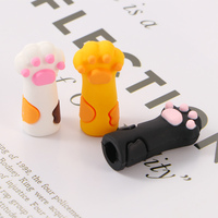 1 sztuk Nipper Cover rękaw ochronny do skórek paznokci nożyczki Manicure narzędzia do Pedicure martwa skóra pincety Cap 3